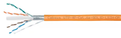 UTP-4P-Cat.6a-SOLID-LSZH-OR-500