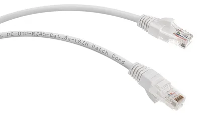 PC-UTP-RJ45-Cat.5e-1m-WH-LSZH