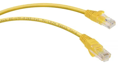 PC-UTP-RJ45-Cat.5e-0.5m-YL-LSZH