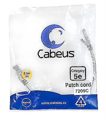 PC-UTP-RJ45-Cat.5e-0.3m
