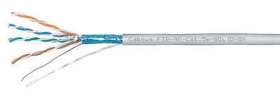 FTP-4P-Cat.5e-SOLID-GY