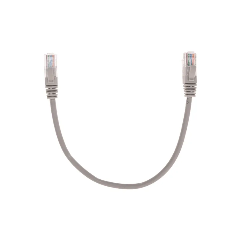 02-0100-03 - Патч-корд U/UTP, CAT 5e, RJ45-RJ45, 26AWG, LSZH, серый, 0,3м, Rexant