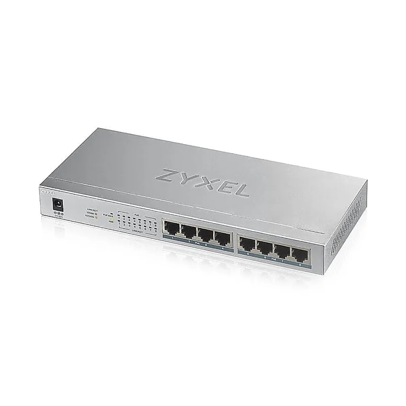 GS1008HP - Коммутатор неуправляемый PoE 8-портовый гигабитный