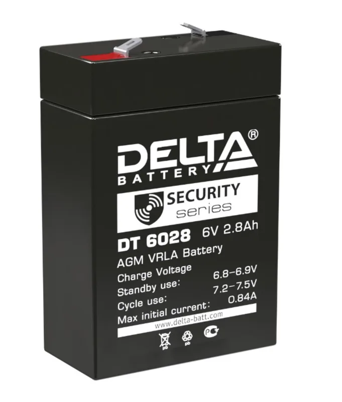 Аккумуляторная батарея Delta DT 6028
