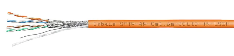 Cabeus SFTP-4P-Cat.6a-SOLID-IN-LSZH
