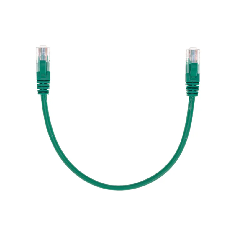 02-0106-03 - Патч-корд U/UTP, CAT 5e, RJ45-RJ45, 26AWG, LSZH, зеленый, 0,3м, Rexant
