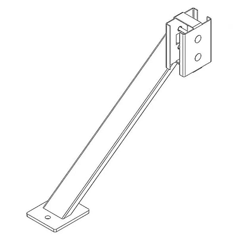 PERCo-MB-16.9 - Упор для стоек секции ограждения