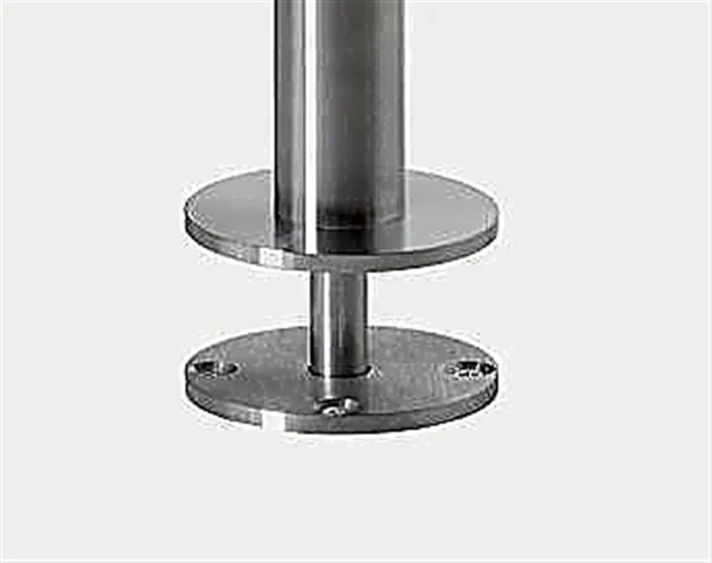 PERCo-BH02 2-30 - Быстросъемная односторонняя стойка с двумя отверстиями для крепления патрубков и установочным фланцем
