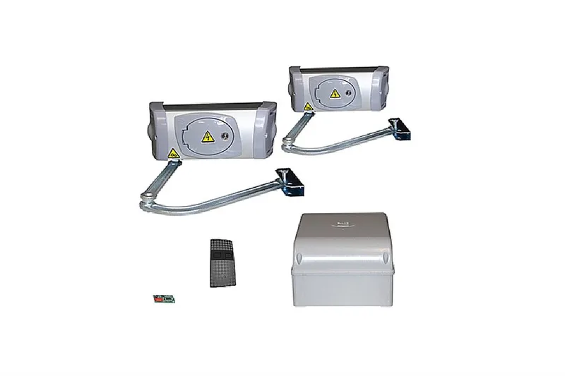 FE40230 combo KIT - Комплект автоматики для двухстворчатых распашных ворот на основе привода FE40230 (блок управления ZF1N, радиоуправление)