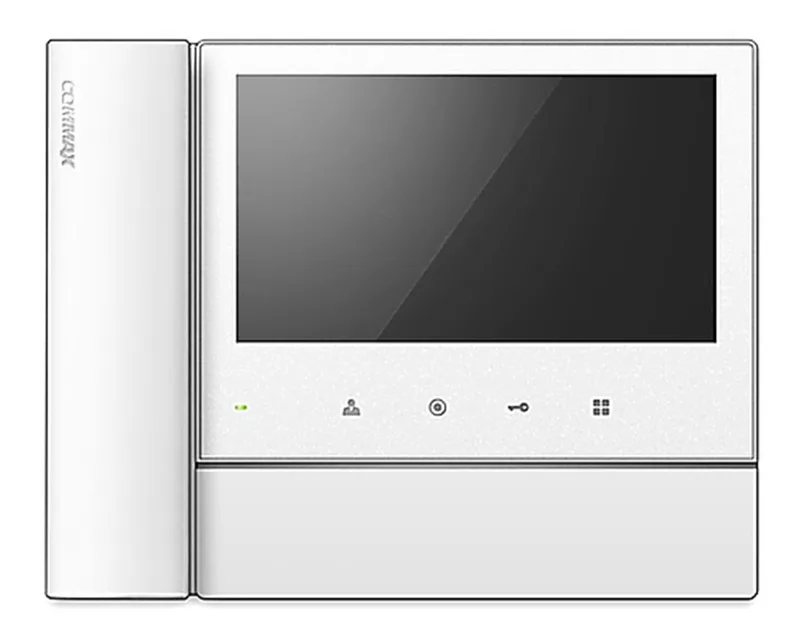 CDV-70NM White - 7.0", TFT LCD, PAL/NTSC,  подключение 1 вызывнова блоков,память микро SD и трубки DP-4VHP, вызов и связь "трубка-монитор", накладное исполнение, AC 110-240В, цвет - белый